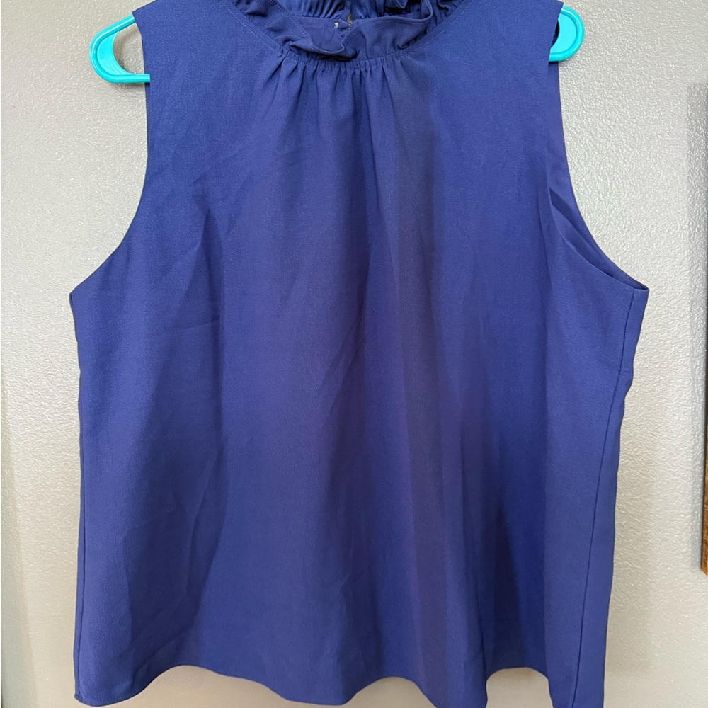 J. Crew Royal Blue Sleeveless Blouse